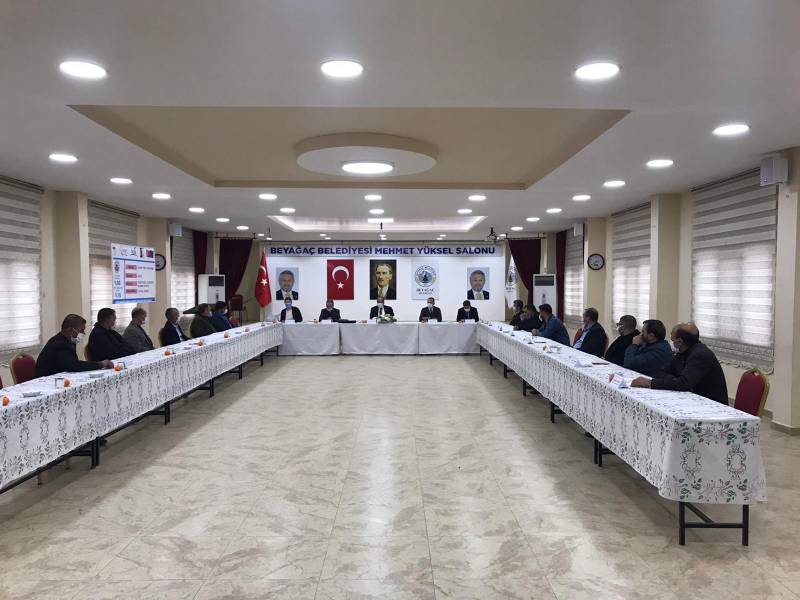 Beyağaç Muhtarlarına Leader Tedbiri hakkında bilgi verilmesi ve sürece sağlayabilecekleri katkılar konusunda bilgilendirme