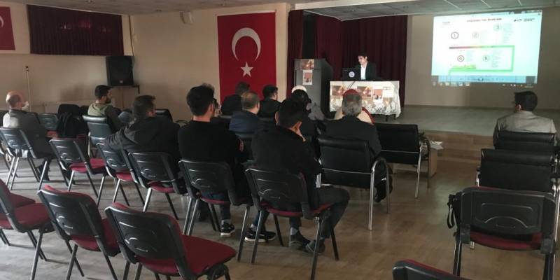 Tarım ilaçlarının, bitki koruma ürünlerinin kullanılması ve zirai ilaç ambalaj atıklarının geri dönüşüme kazandırılması projesinin eğitim toplantısı