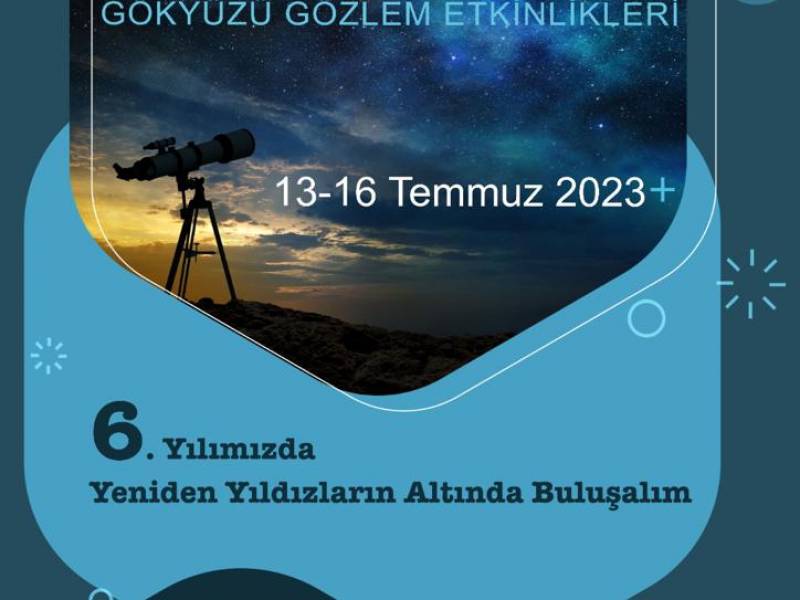 Uluslar arası Topuklu Yaylası 2023 Gökyüzü Gözlem Etkinliği
